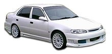 Load image into Gallery viewer, 1998-2000 Toyota Corolla Duraflex Bomber Body Kit - 4 Piece - Includes Bomber Front Bumper Cover (102031) Bomber Rear Bumper Cover (102032) Bomber Side Skirts Rocker Panels (102033)
