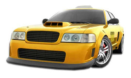 1998-2007 Ford Crown Victoria Duraflex GT Concept Body Kit - 4 Piece - Includes GT Concept Front Bumper Cover (103532) GT Concept Side Skirts Rocker Panels (103533) GT Concept Rear Bumper Cover (103534)