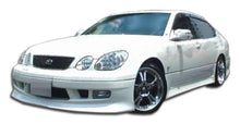 Load image into Gallery viewer, 1998-2005 Lexus GS Series GS300 GS400 GS430 Duraflex V-Speed Body Kit - 4 Piece - Includes V-Speed Front Bumper Cover (106550) Cyber Side Skirts Rocker Panels (102312) Cyber Rear Bumper Cover (102313)