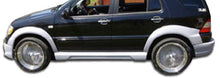 Load image into Gallery viewer, 1998-2001 Mercedes ML Class W163 Duraflex W-1 Fender Flares - 4 Piece