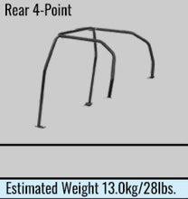 Load image into Gallery viewer, Cusco Safety21 4pt 4 Pssgr BLK Roll Cage Nissan R33 2dr (S/O/No Cancel)