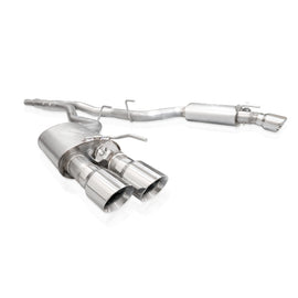 Stainless Works 2024 Mustang GT Catback Quad Tips Redline Sound H-Pipe Performance Connect Exhaust