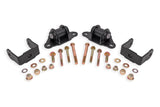 BMR 14-19 Chevrolet Corvette Transmission/Differential Mount - Black Hammertone