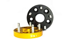 Load image into Gallery viewer, ISC Suspension 5x100 Hub Centric Wheel Spacers 25mm Black (Pair)