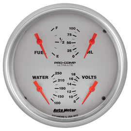 Autometer Ultra-Lite Quad Gauge 5in. 240Ohm (E) - 33Ohm (F) Electric