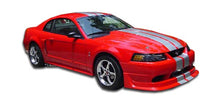 Load image into Gallery viewer, 1999-2004 Ford Mustang Duraflex Cobra R Body Kit - 4 Piece - Includes Cobra R Front Bumper Cover (102072) KR-S Rear Bumper Cover (102479) KR-S Side Skirts Rocker Panels (102478)