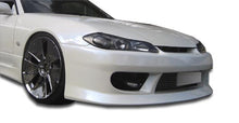 Load image into Gallery viewer, 1989-1994 Nissan 240SX S13 Duraflex Silvia S15 Conversion V-Speed Kit - 4 Piece - Includes V-Speed Front Bumper Cover (103562) S15 OEM Fiberglass Hood (100889) S15 OEM Fenders (100879)