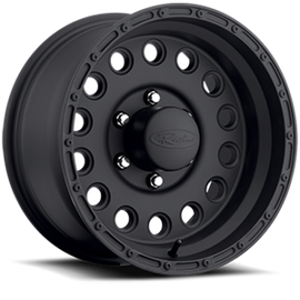 Raceline 887B Rock Crusher 15x10in / 5x114.3 BP / -47mm Offset / 83.82mm Bore - Satin Black Wheel