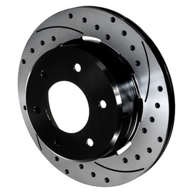 Wilwood 6x5.5 SRP Drilled Performance Rear Rotor & Hat R/H - Black