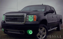 Load image into Gallery viewer, Oracle 08-13 GMC Sierra LED Round Ring Headlight Halo Kit - UV/Purple