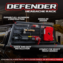 Load image into Gallery viewer, Gen-Y 19+ Dogde Ram 2500/3500 Defender 2 Outer Louver Panel for Headache Rack - Black