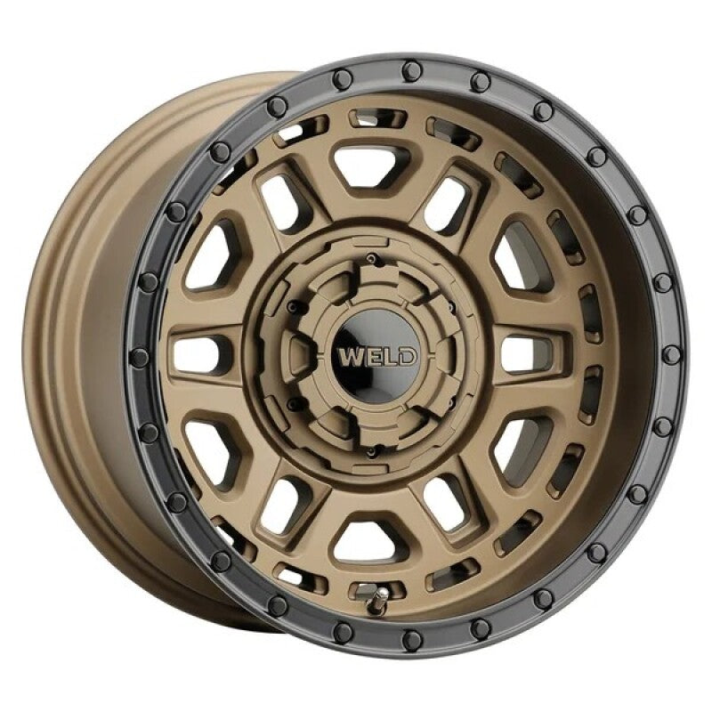 Weld Off-Road W120 17x9 Crux 6x139.7 BP -12mm ET 4.5in BS Satin Bronze/Black