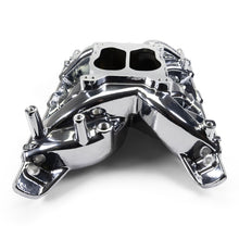 Load image into Gallery viewer, Edelbrock Pontiac 326-455 Performer RPM Intake Manifold - Chrome Plasma Finish
