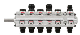 Peterson Fluid Systems R4 6-Stage Oil Pump - Left Side Mount - HV - Rear Drive - Front Pressure