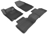 3D MAXpider 2013-2013 Nissan Altima Sedan Kagu 1st & 2nd Row Floormats - Black