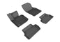 3D MAXpider 2014-2019 Mini Hardtop 2-Door Kagu 1st & 2nd Row Floormats - Black