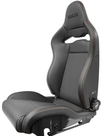 Sparco Seat SPX Special Edition Black/Grey w/ Gloss Carbon Shell - Right