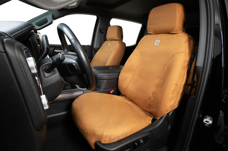 Covercraft 22-26 GMC Sierra 1500 Carhartt SeatSaver Custom Seat Cover - Brown