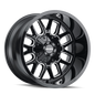 Mayhem 8107 Cogent 20x10 / 8x165.1 BP / -19mm Offset / 130.8mm Hub Gloss Black Milled Wheel