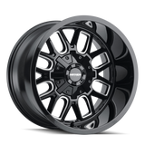 Mayhem 8107 Cogent 17x9 / 8x165.1 BP / -12mm Offset / mm Hub Gloss Black Milled Wheel