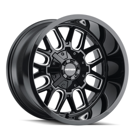 Mayhem 8107 Cogent 20x9 / 8x170 BP / 0mm Offset / 125.2mm Hub Gloss Black Milled Wheel