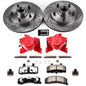 Power Stop 87-93 Ford F-150 Front Z36 Truck & Tow Kit w/Cals