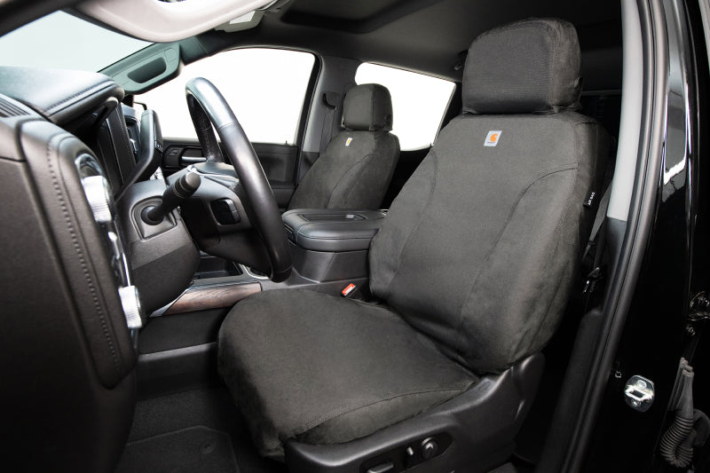 Covercraft  21-25 Ford F150 Carhartt Super Dux SeatSaver Front Row Custom Seat Cover - Gravel