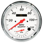 Autometer Arctic White Tach/Speedo 5in. - 120mph & 8k RPM