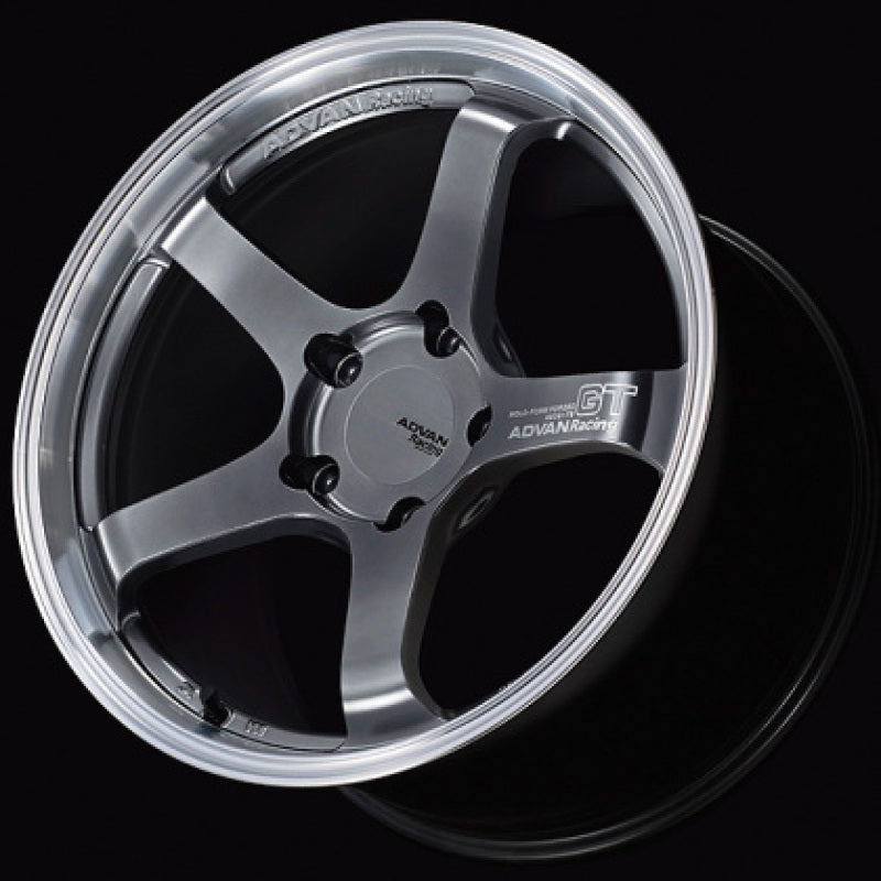 Advan GT Premium Version 21x10.5 +15 5-112 Machining & Hyper Platinum Black Wheel