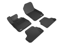 Load image into Gallery viewer, 3D MAXpider 2007-2013 BMW 3 Series E93 Kagu 1st &amp; 2nd Row Floormats - Black
