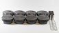Mahle Chevy Big Block 600cid 4.605Bore 4.5Stk 6.385Rod 0.990Pin Forged Dome PowerPak Pistons