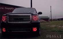 Load image into Gallery viewer, Oracle 08-13 GMC Sierra LED Round Ring Headlight Halo Kit - UV/Purple