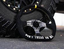Load image into Gallery viewer, PRP Dont Tread on Me Comp-R Suede Steering Wheel (D-Shaped)