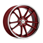 ABL23 20X10.5 5X4.5 CANDY RD CHR LP 38MM