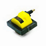 This GM HEI remote mount coil has a maximum voltage of 48,000 volts.