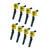 Ignition Coil - SuperCoil- 1998-2008 Ford 4.6L/5.4L/6.8L 2-valve- Yellow- 8-Pack
