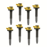 Ignition Coils SuperCoil Series 2011-2016 Ford 5.0L Coyote, Yellow, 8-Pack