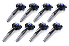 Ignition Coils Super Coil Series 2011-2016 Ford 5.0L Coyote, Blue, 8-Pack