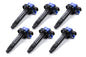 Ignition Coil - Super Coil series - 2007-2016 Ford 3.5L/3.7L V6, Blue, 6-pack