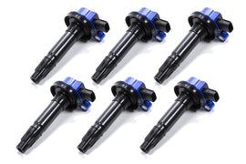 Ignition Coil - Super Coil series - 2007-2016 Ford 3.5L/3.7L V6, Blue, 6-pack