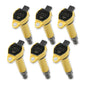 Ignition Coil - SuperCoil - 2006-2011 Mopar  - 2.7/3.5/4.0L - Yellow - 6-Pack
