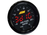 8.50:1 to 18:1 AFR Scale - Black Bezel - Black Face