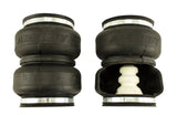 Leaf spring air spring kit with internal jounce bumper