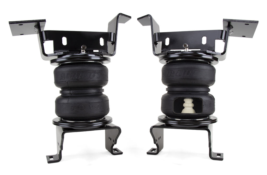 Leaf spring air spring kit with internal jounce bumper