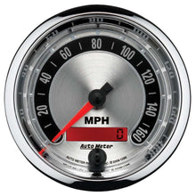 Load image into Gallery viewer, GAUGE, SPEEDOMETER, 3 3/8&quot;, 160MPH, ELEC. PROGRAMMABLE, AMERICAN MUSCLE