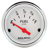Traditional incandescent lighting illuminates around the perimeter of the dial