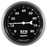 Traditional incandescent lighting illuminates around the perimeter of the dial