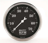 Traditional incandescent lighting illuminates around the perimeter of the dial