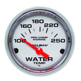 GAUGE, WATER TEMP, 2 1/16