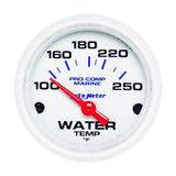 GAUGE, WATER TEMP, 2 1/16